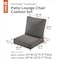 Classic Accessories Montlake FadeSafe Patio Lounge Chair Cushion Set, 25 x 47 Inch, Light Charcoal 62-112-010803-SET - alternate 10